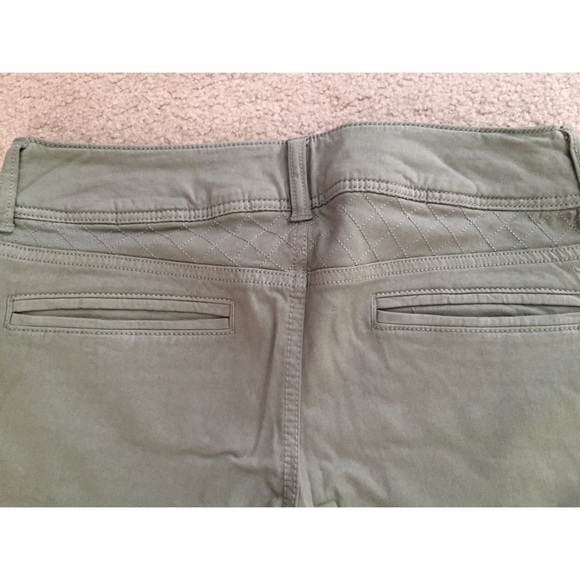 American Eagle Olive Moto Pants Size 4 - Picture 4 of 8
